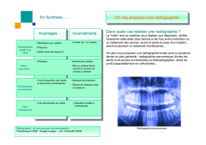 On me propose une radiographie