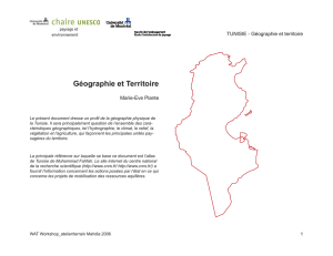 Géographie et territoire: Caractérisation physico