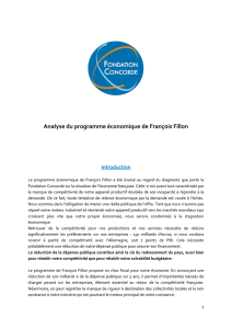 Analyse du programme économique de François Fillon