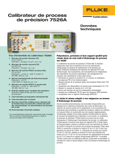 Calibrateur de process de précision 7526A