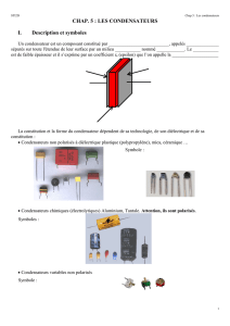 Chap 6 : Les condensateurs