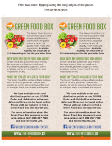 www.greenfoodbox.ca www.greenfoodbox.ca