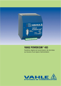 vahle powercom® 485 · generalites