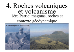 1ère Partie: magmas, roches et contexte géodynamique