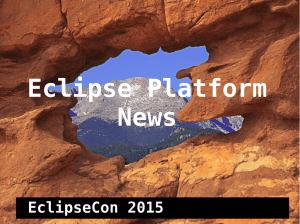 Eclipse Platform News