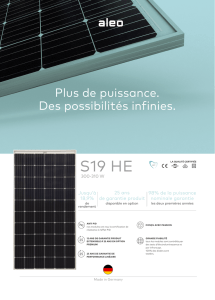 S19 HE - aleo solar