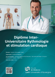 Diplôme Inter- Universitaire Rythmologie et stimulation