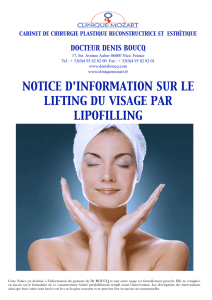 lifting par lipofilling
