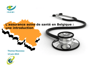 L`assurance soins de santé en Belgique : une introduction