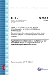 UIT-T Rec. G.698.1 (12/2006) Applications multicanales de