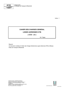 cahier des charges general lignes aeriennes htb ( ccg - la )