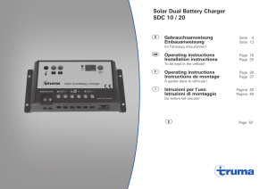 Solar Dual Battery Charger SDC 10 / 20