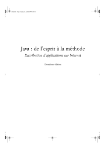 Java : de l`esprit à la méthode - (CUI) - UNIGE