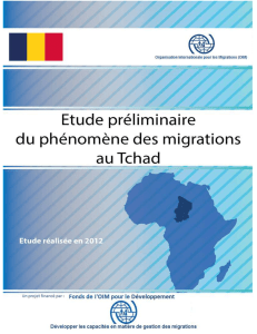 Etude préliminaire du phénomène des migrations au tchad (Francais)