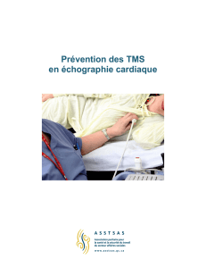 Prévention des TMS en échographie cardiaque