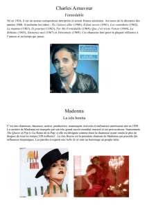 Charles Aznavour Madonna