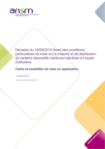 cadre et modalité application- decision 10/09/2015