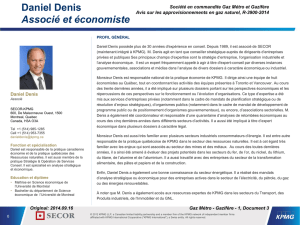 Daniel Denis Associé et économiste