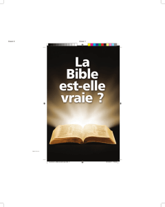 La Bible est-elle vraie - La revue Bonnes Nouvelles