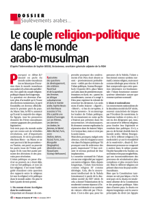 Le couple religion-politique dans le monde arabo