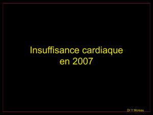 Insuffisance cardiaque en 2007