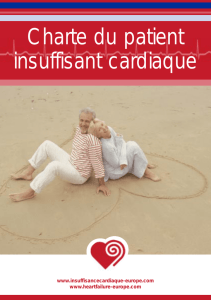 Charte du patient insuffisant cardiaque