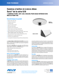 Sarix IL10 Series Box and Micro Dome Cameras