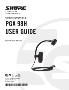 PGA 98H Wired Microphone - French