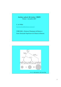 Atelier calcul Ab-initio / RMN