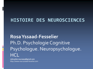 Neurosciences - Psychologie Neuropsychologie et Cognition