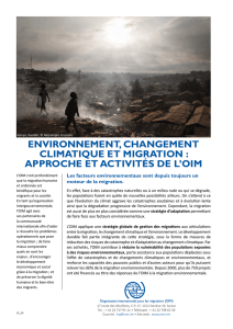 environnement, changement climatique et