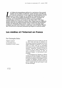 Les médias et I`lnternet en France