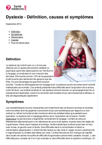 Dyslexie - Définition, causes et symptômes