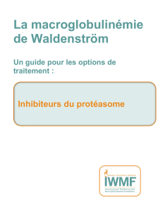 Inhibiteurs du protéasome - International Waldenstrom`s
