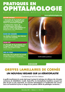 dossier - Pratiques en Ophtalmologie