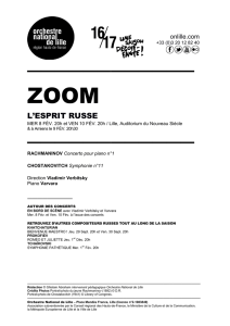 dossier zoom - Orchestre National de Lille