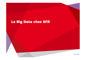 Le Big Data chez SFR