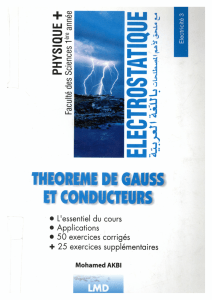 Publication: Théorème de Gauss et Conducteurs