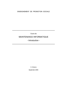 Maintenance - Introduction