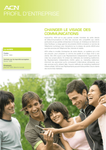 ACN France Profil D`enterprise