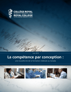 La compétence par conception - The Royal College of Physicians