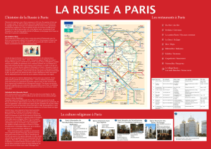 L`histoire de la Russie à Paris: Les restaurants à Paris La culture