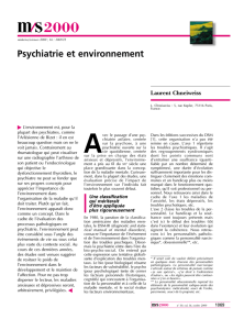 Psychiatrie et environnement - iPubli