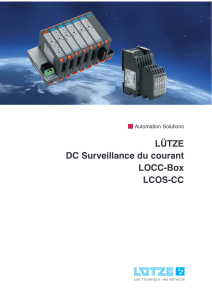 LÜTZE DC Surveillance du courant LOCC-Box LCOS-CC