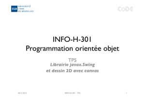 INFO-H-301 Programmation orientée objet