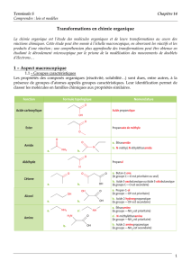 Transformations en chimie organique 1