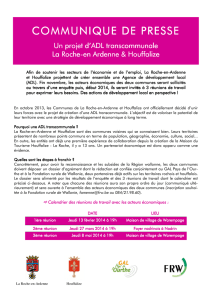 Com.presse ADL Houffalize-La Roche