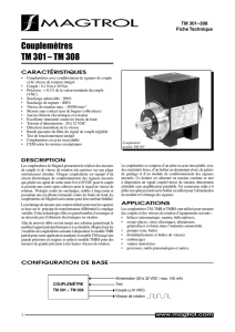 Couplemètres TM 301 – TM 308