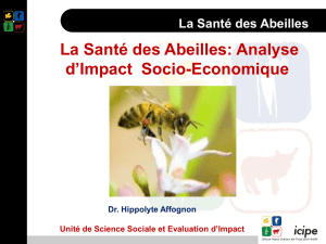 La Santé des Abeilles: Analyse d`Impact Socio-Economique - AU-IBAR