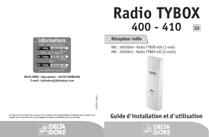 Radio TYBOX - Domotec Services